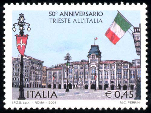 emesso in occasione del Cinquantenario del ritorno di Trieste all'Italia (2004)